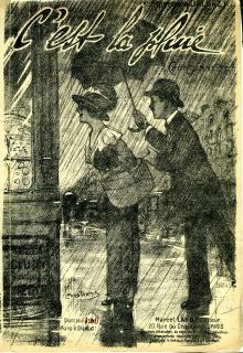 C'est la pluie : chansonnette répertoire Dalbret (illustration Léon Pousthomis), Marcel Labbé Editeur .
